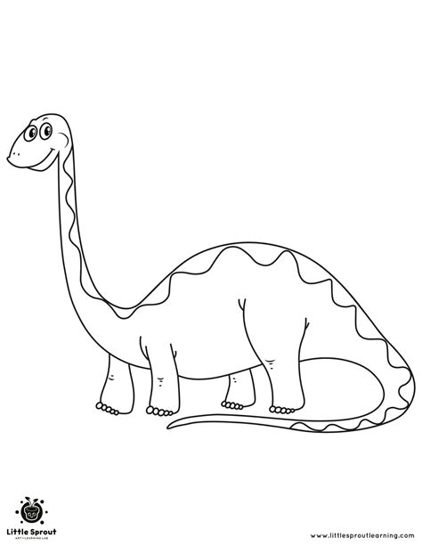 Brontosaurus Coloring Sheet Coloring Pages