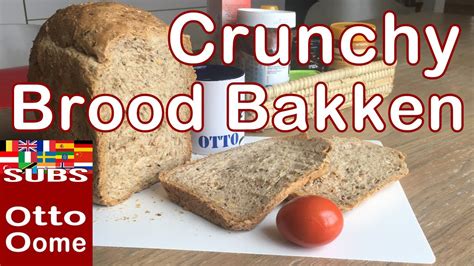 Brood Bakken met broodbakmachine, Lekker Crunchy! - YouTube