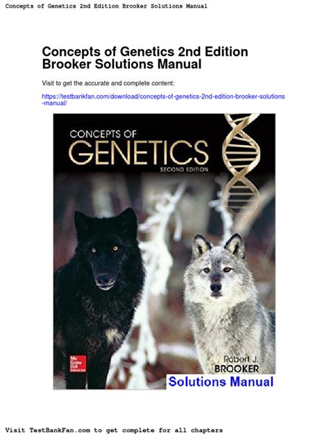 Brooker concepts of genetics solutions manual. - Yamaha yz125 komplette werkstatt reparaturanleitung 1994.