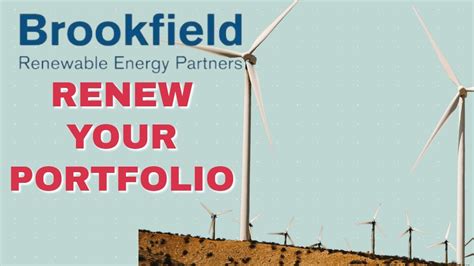 Brookfield renewable partners stock. Things To Know About Brookfield renewable partners stock. 