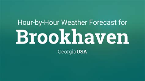 Brookhaven Weather Forecasts. Weather Underground provides local 
