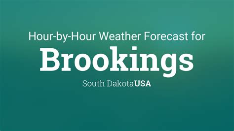 Brookings, SD Hourly Weather AccuWeather