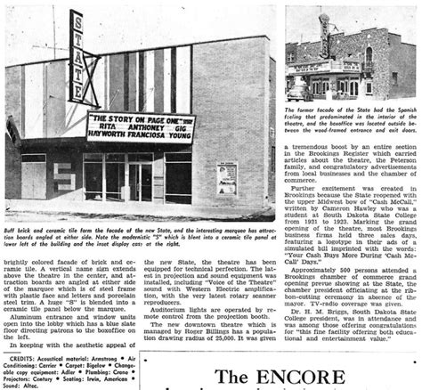 Brookings sd theater. Things To Know About Brookings sd theater. 