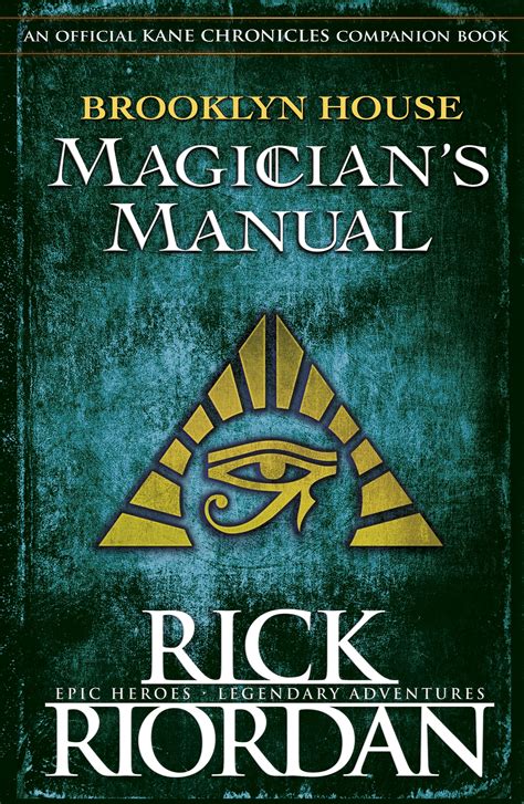 Download Brooklyn House Magicians Manual Kane Chronicles By Rick Riordan