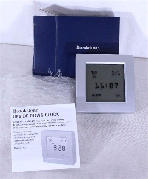 Brookstone Bob 5-in-1 Oval Egg Alarm Travel Wobble Battery powered clock, new Brookstone “BOB” 5-In-1 Wobble Clock-Orange Color-Egg Shape-W/Box & Instructions. This Printed Quick Start Guide (User Manual) for VistaQuest digital photo frame model VQ0701p finished a lot of capabilities that make it great unit..