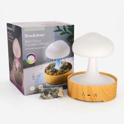 Cloud Rain Humidifier with 7 Colors LED Cloud Light Night Li