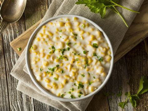 Brookville hotel creamed corn recipe. directions. Combine all ingredients in a heavy 2 quart pan. Let come to a boil. Turn heat down to medium or low and cook 25 minutes, stirring often because it is easy to burn or stick to bottom of the pan. 