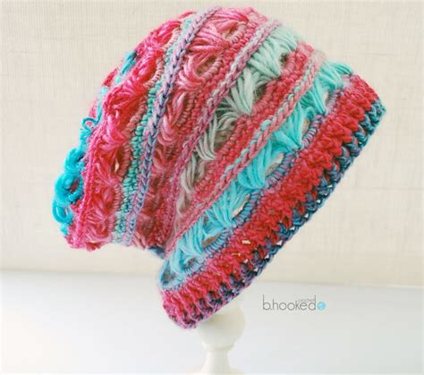 Broomstick Lace Slouchy Hat - B.Hooked - B.Hooked …