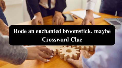 Broomstick rider Crossword Clue Answers, Crossword Solver