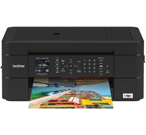 Brother Wireless All-in-One Inkjet Printer, MFC-J491DW, Multi …