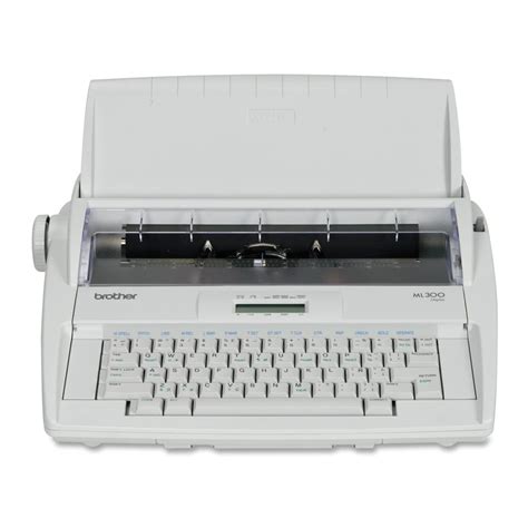 Brother ml 300 display typewriter manual. - How to duck a suckah a guide to living a drama free life.