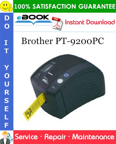 Brother pt 9200pc service repair manual. - Mcculloch mac 60 sx trimmer repair manual.