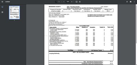 Broward county property tax. .  ...