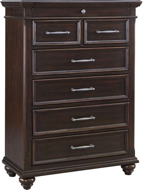 Brown 5 Drawer Ches