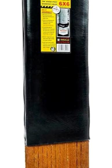 Brown 6x6 post wrap.  Perfect for any deck or fence.  Post wrap with four pieces ...