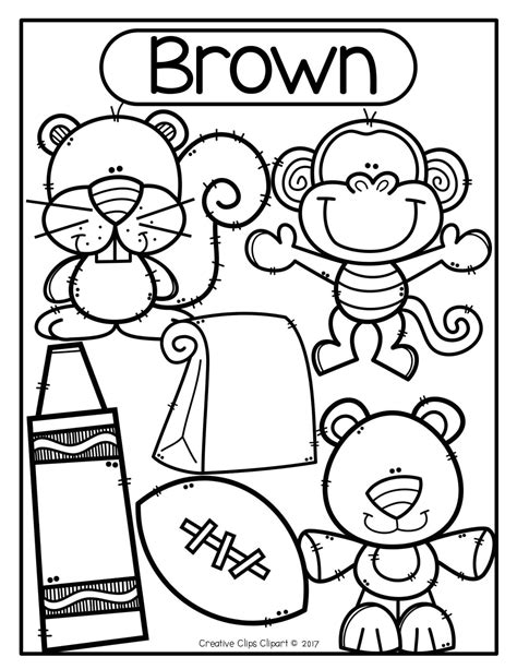 Brown Coloring Pages