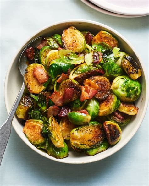 Brown Sugar Bacon Brussels Sprouts Recipe Kitchn