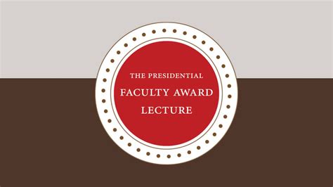 Brown University Presidential Faculty Award Lecture - LinkedIn