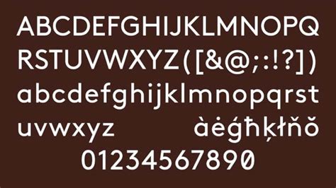 Brown regular font pasanyc