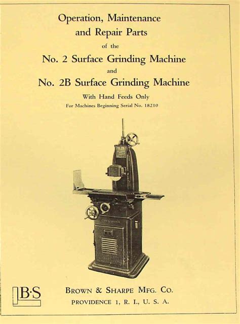 Brown sharpe no 2 surface grinder manual download. - Caso manuale da giardino trattorino manuale di servizio ca s gt.