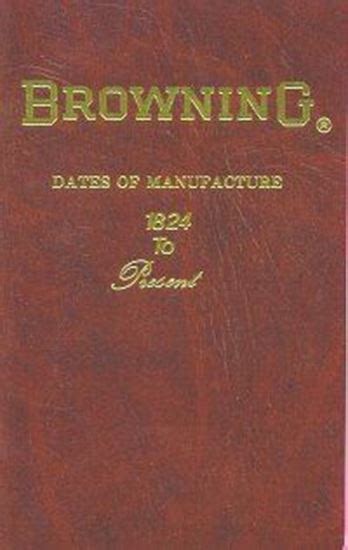 Browning dates of manufacture. 3. Serial Number. at the start of each year. This would be a Buck Mark .22 caliber pistol, manufactured in 1985 with the serial number 01001. In 1998 Browning redid the standardization of its serial number identifications to work with its new data base program, Oracle. 1. Buck Mark Type. 2. Date of Manufacture. 