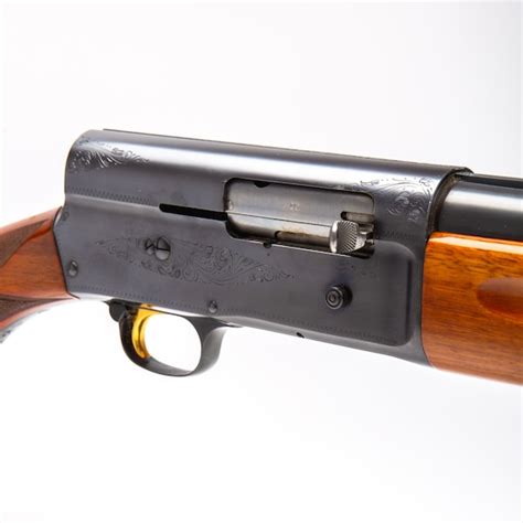 The Browning Light Twelve is a lightweight variant of the classic Auto 5 designed by John Browning back in 1898. The Browning Auto 5 was the first-ever mass-produced semi-automatic shotgun and has seen extensive use by sportsmen nationwide for over a century. This Light Twelve is in good condition and has a vent rib barrel with fixed full choke ...