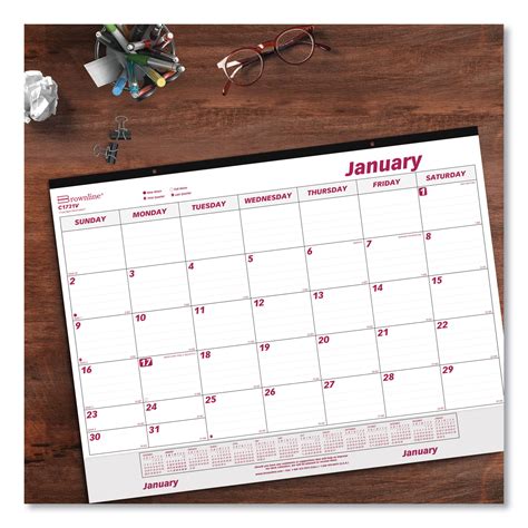 Brownline Desk Calendar