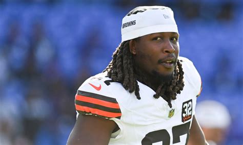 Browns RB Kareem Hunt says he