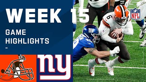 Browns vs. Giants Week 15 Highlights NFL 2024 - YouTube