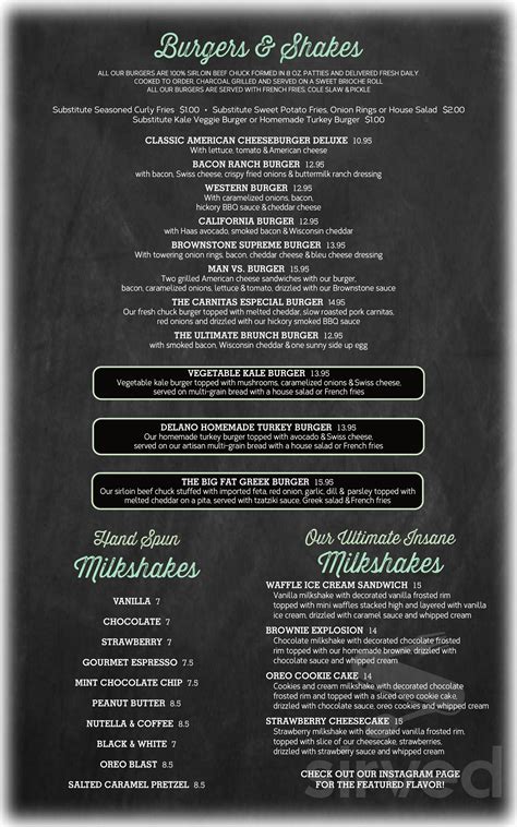 Brownstone pancake factory freehold nj menu. Bobby Bournias, owner of Brownstone Pancake Factory, has opened his fourth restaurant. His latest establishment is in Freehold on Route 9. A Unicorn Cotton Candy Milkshake made in the Ultimate ... 