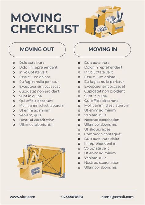 Browse Our Image of Move In Checklist Template Checklist template