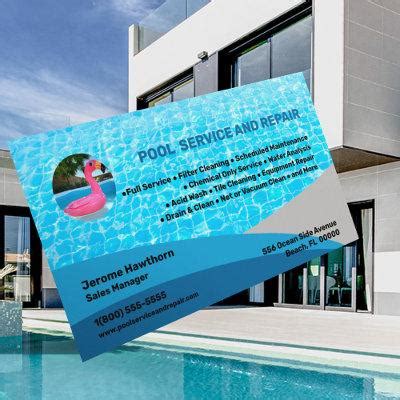 Browse Pool Service Themed Business Cards – Card Bee