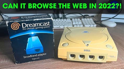 Browsing Online with Sega Dreamcast Planetweb Web Browser 2.0 ... - YouTube