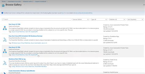 Browsing Runbooks