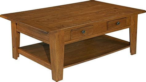 A Broyhill Furniture coffee table. This wood coffee table is from the Attic Heirlooms collection and features two drawers with knob pulls and an undertier shelf. Please note, this is an item that may be especially difficult to move and/or transport. Unless shipping arrangements are available and made by the winning bidder, that individual is ...
