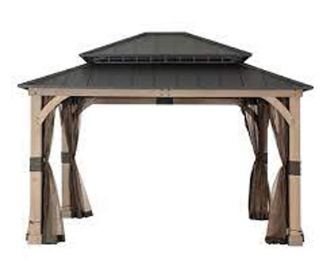 7. While this gazebo is manufactured to withstand winds thro
