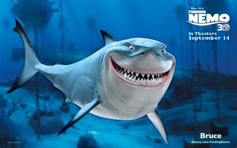 Bruce finding nemo. Bruce Finding Nemo may just be the friendliest great white shark to ever grace the silver screen, and he’s been captivating audiences since his debut in 2003’s hit … 