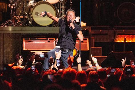 The Killers performed three songs with Bruce Springsteen at their tr