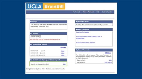 Bruinbill ucla. Medical/Health Insurance. The University of California Student Health Insurance Plan (UCSHIP) fulfills this requirement, and its fee is billed through BruinBill ... 