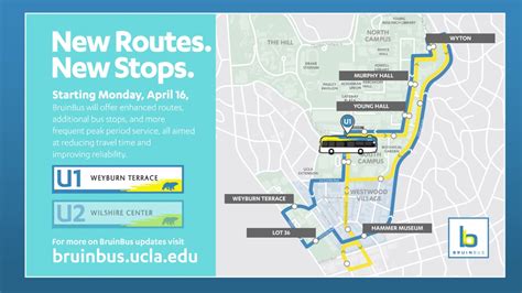 Bruinbus schedule. September 22, 2020. BruinBus. In coordination with BruinBus, Santa Monica Big Blue Bus will be providing additional service to the UCLA community this fall with Routes 2 and 17 beginning September 27. UCLA Transportation partnered with BBB to optimize routes around and on campus. The change supplements the BruinBus U1 route which has been ... 