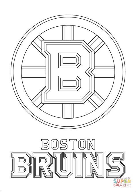 Bruins Coloring Sheets