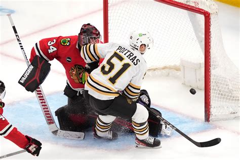 Bruins handle Blackhawks, 3-0, remain perfect on season