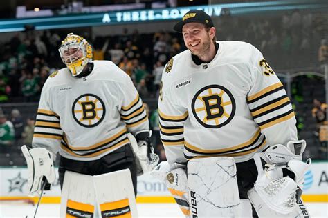 Bruins notebook: A playoff goalie rotation? Yeah, it could happen