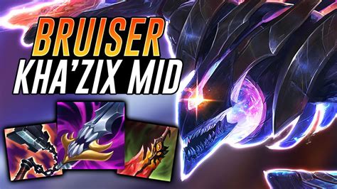 Bruiser kha'zix. Bruiser khazix is just not a thing anymore. Its "assassin with extra health" if you decide to go black cleaver and edge of night. Goredrinker is still ok if you are one tricking Kha, and need to drain tank against like 3 tanks. Other than that its not the move. 