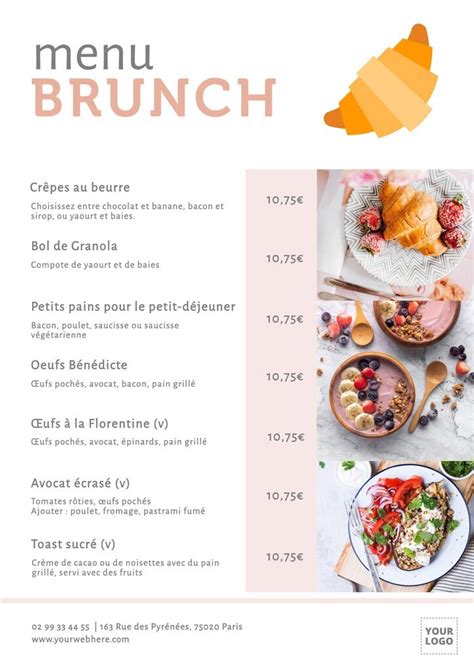 Brunch Mulhouse Dimanche LAstronome Menu
