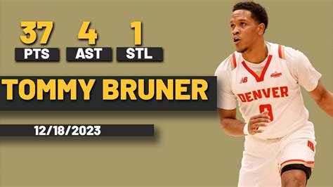 Bruner’s 37 lead Denver over Div. II-Adams State 89-83