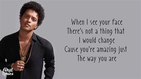 Bruno Mars - Just the Way You Are Lyrics SongMeanings