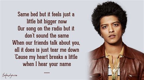 When I Was Your Man Lyrics by Bruno Mars from the SmoothFM Presents: 
