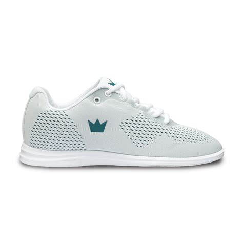 Brunswick Axis White Teal Women’s Bowling Shoes - Bowlersmart