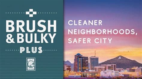 Brush and bulky tucson 2024. 2023 Holiday Changes in Collection of Trash & Recycling IF YOUR COLLECTION SERVICE DAY IS ON THE DAY AFTER A HOLIDAY, YOUR SERVICE WILL BE DELAYED BY ONE DAY. FRIDAY, MAR. 31, 2023. NO CHANGE. 